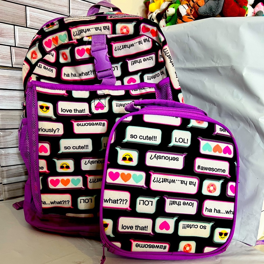 Backpack lunch bag